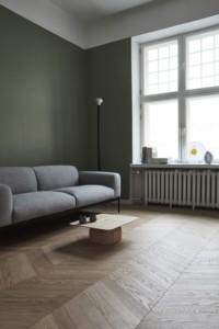 Timberwise Tammi Oak Chevron 60° 80x495mm Nordic Harjattu Öljyvahattu / Brushed Wax oiled