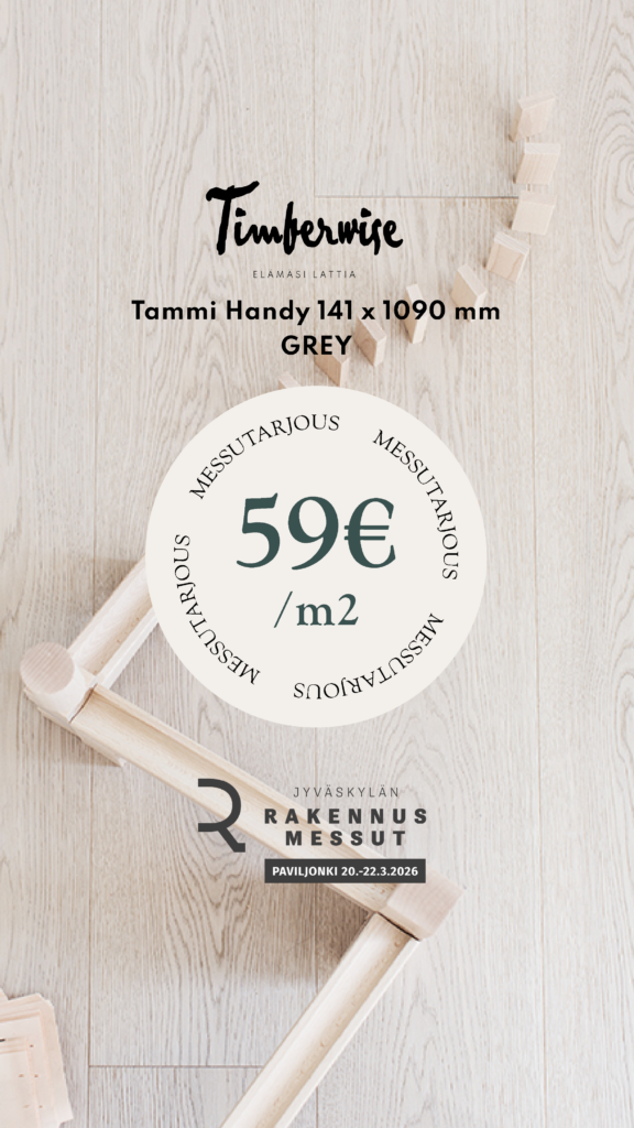 Timberwise JKL2026 Julkaisu Tarjous Pysty Grey 141mm Sisustus