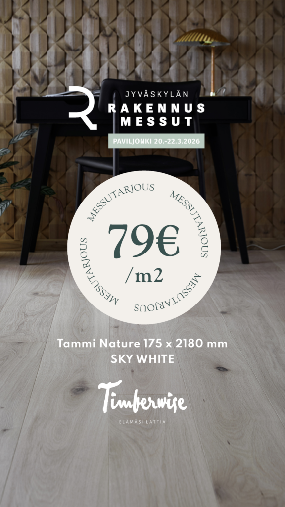 Timberwise JKL2026 Julkaisu Tarjous Pysty Skywhite 175 Sisustus
